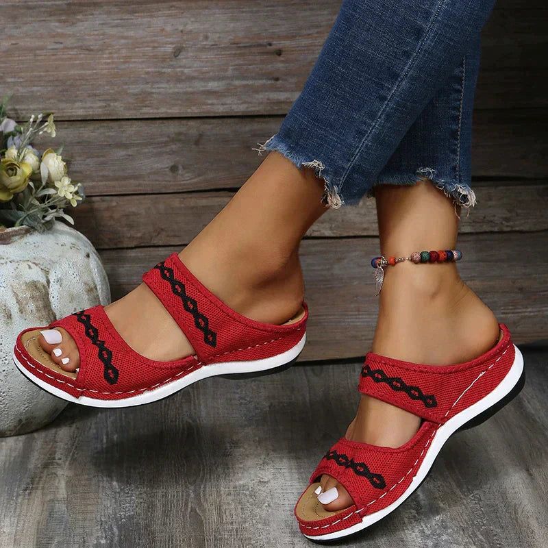 Velanora Orthopedic Leather Sandals
