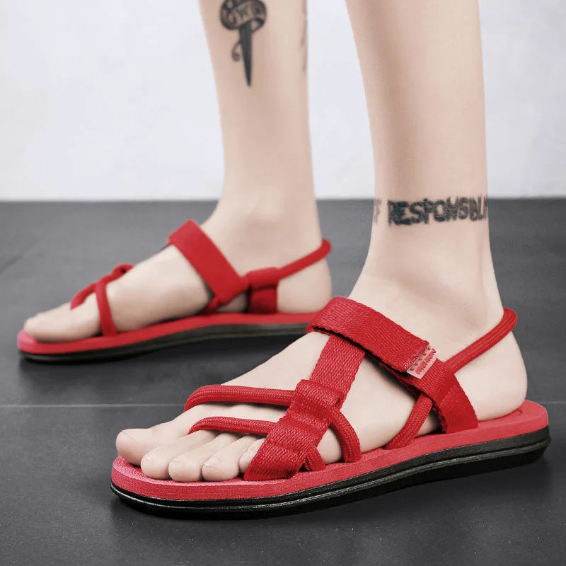 FashionFlex Sandali Piatte Antiscivolo Comodi alla Moda