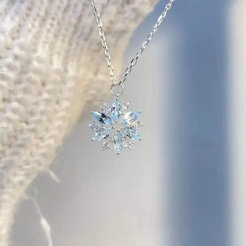 Aurora Zirkon Schneekette
