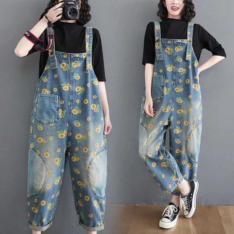 Aurora Lens Denim Jumpsuit for Stylish Adventures