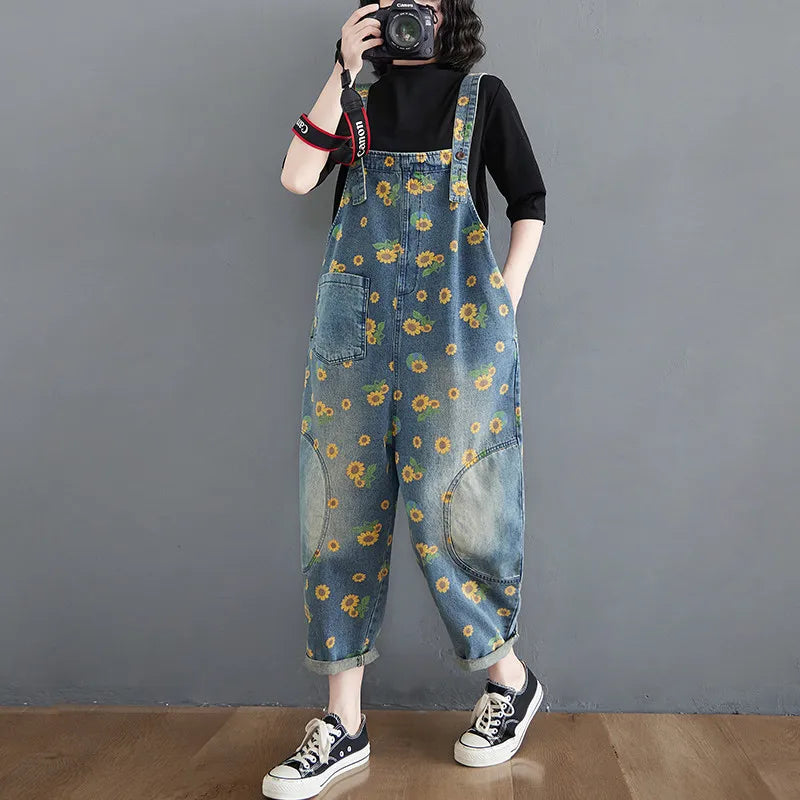 Aurora Lens Denim Jumpsuit for Stylish Adventures