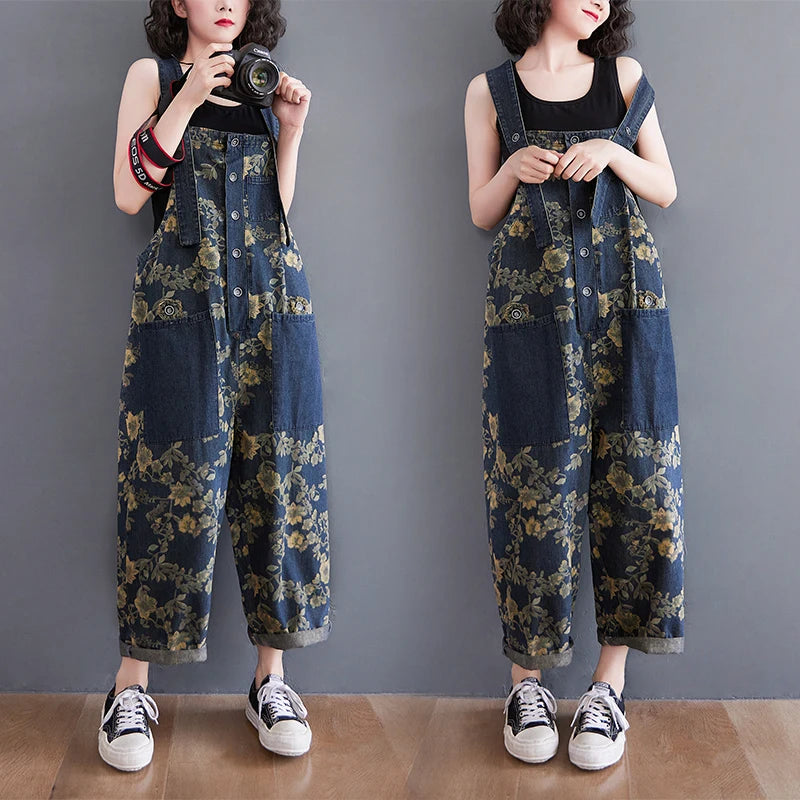 Bloemen Denim Jumpsuit by Aurora for Stylish Adventurers