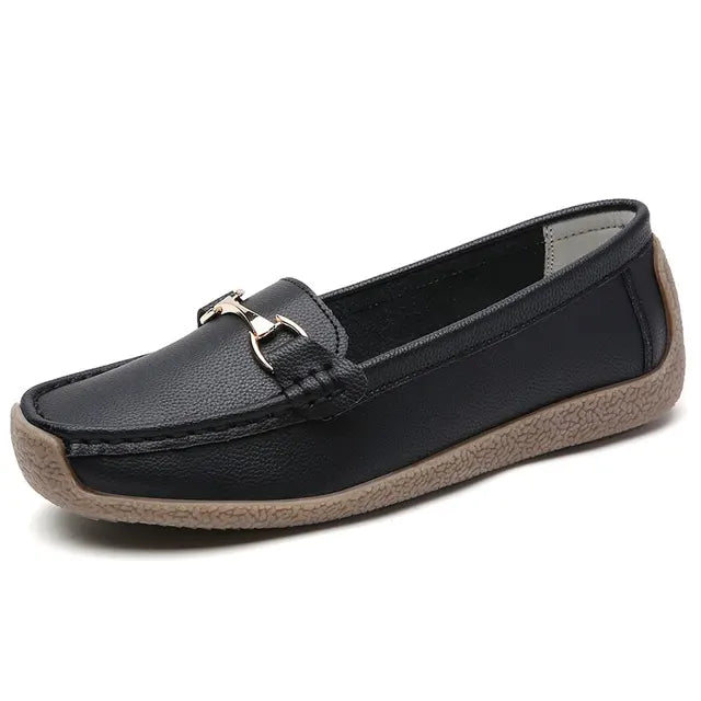 Neue Frühling/Herbst Ballerinas Echt Leder Mokassins