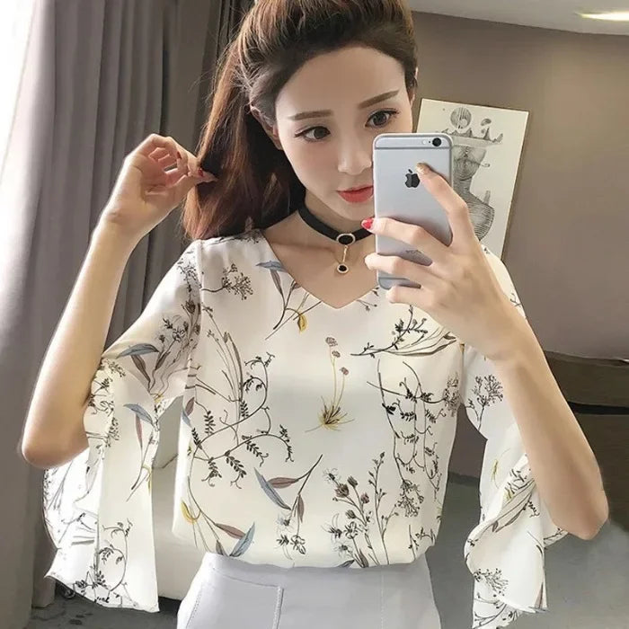 Lente Liefde Chiffon T-shirt