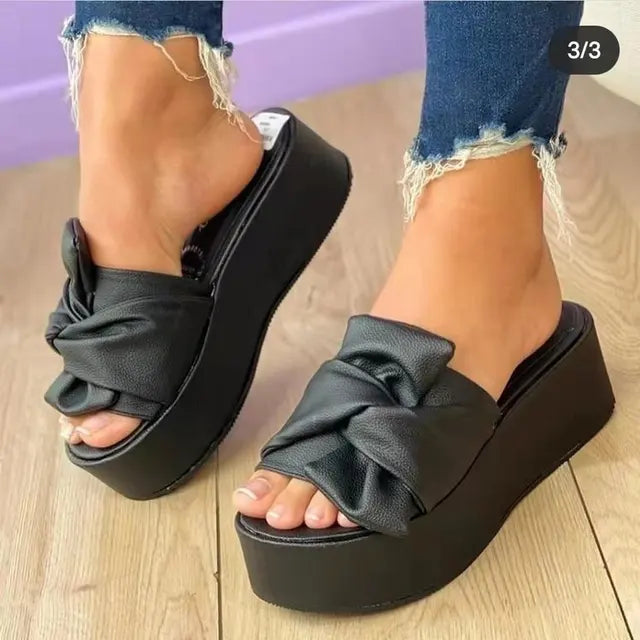 Luna Luxe Sandali Estivi con Zeppa