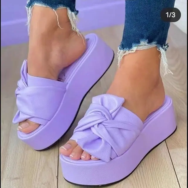 Luna Luxe Sandali Estivi con Zeppa