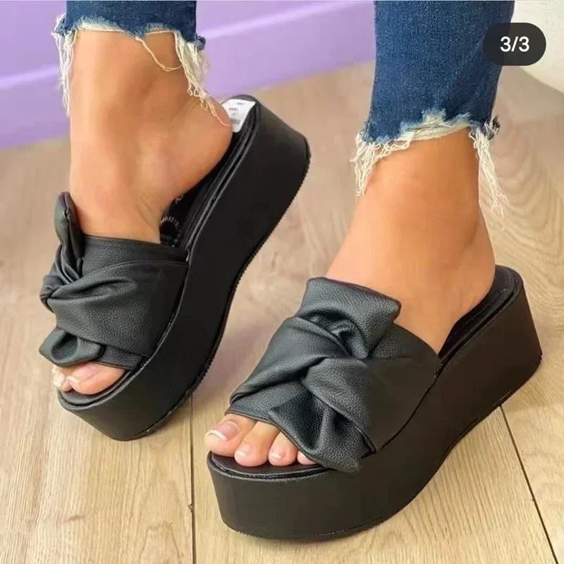 Luna Luxe Sandali Estivi con Zeppa