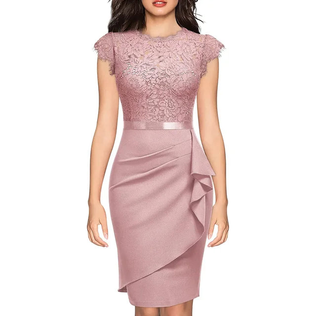 Elegante Kant Jurk voor Dames