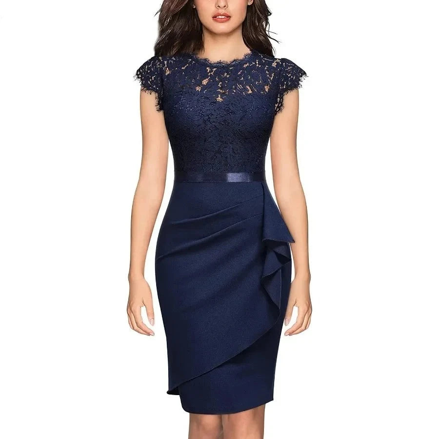 Elegante Kant Jurk voor Dames