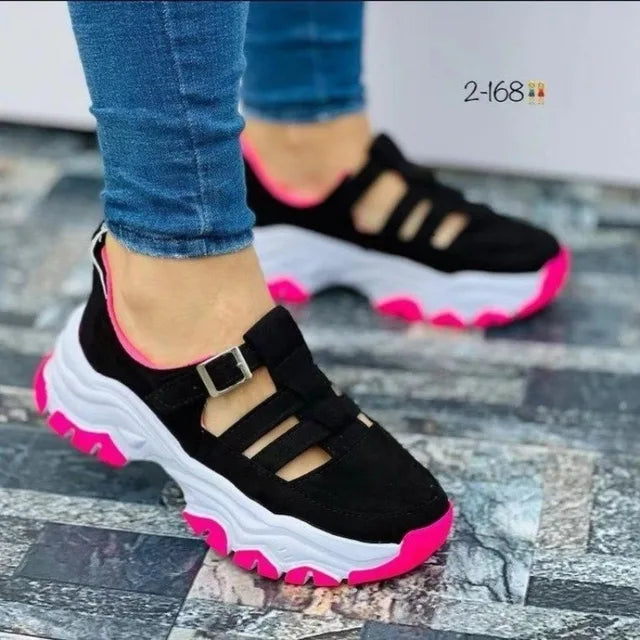 Modieuze Dikke Zool Zomersandalen voor Dames