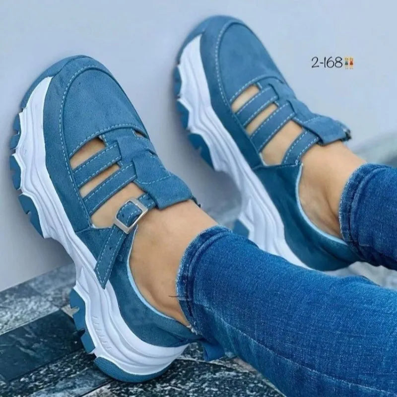 Modische dicke Sohle Sommerschuhe für Damen