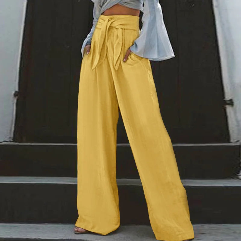 Sunshine Fashion Lente Zomer Wijde Pijpen Broek