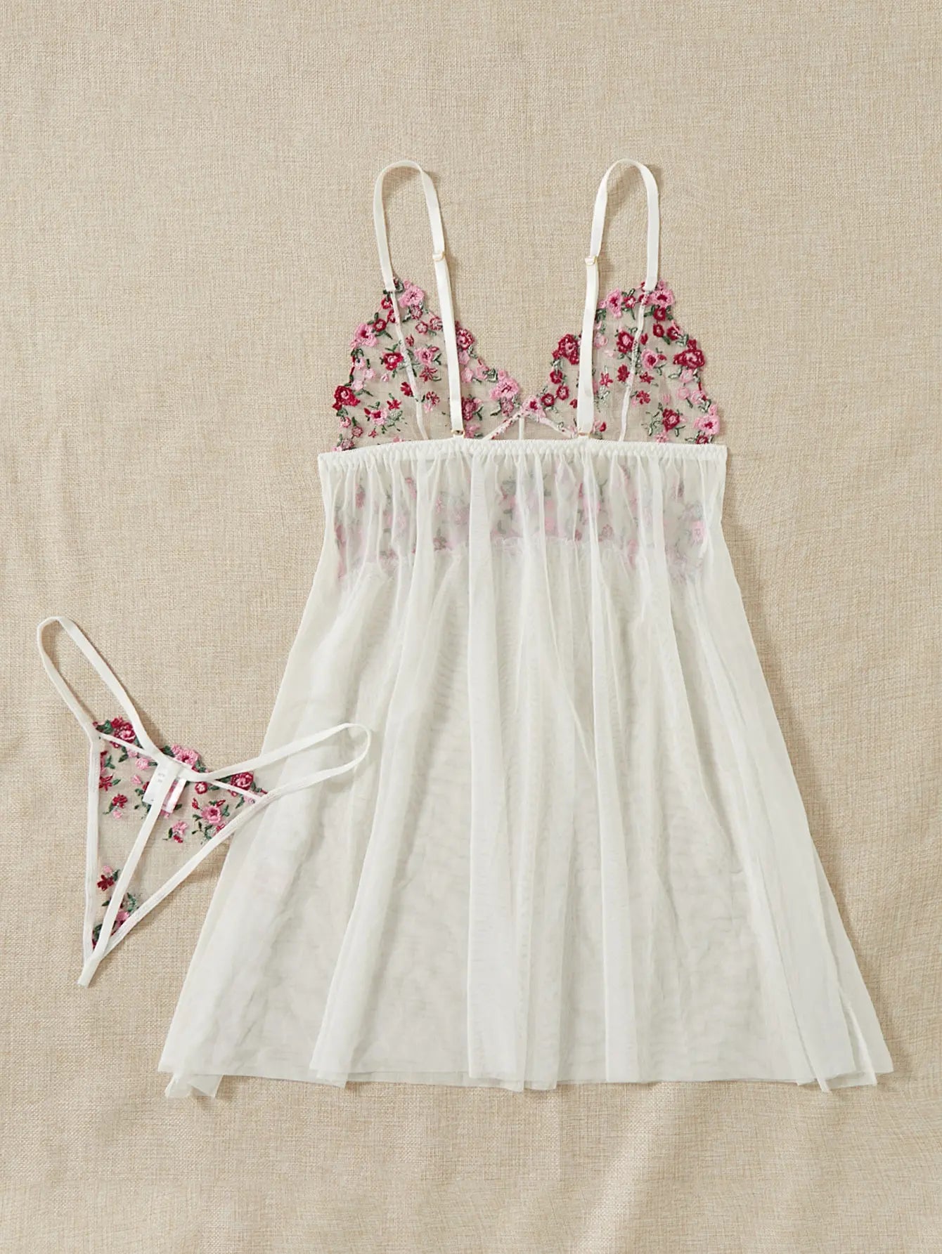 Sensuele Nachtjurk Verleidelijke Transparante Lingerie