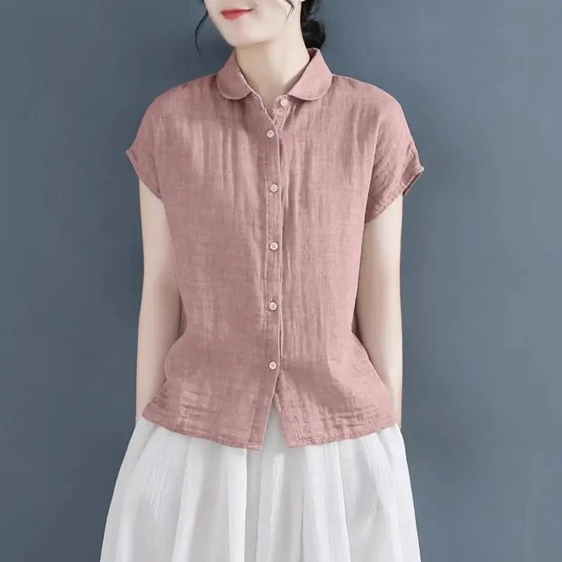Bellissima Retro Koreanischer Stil Schick Damenhemd