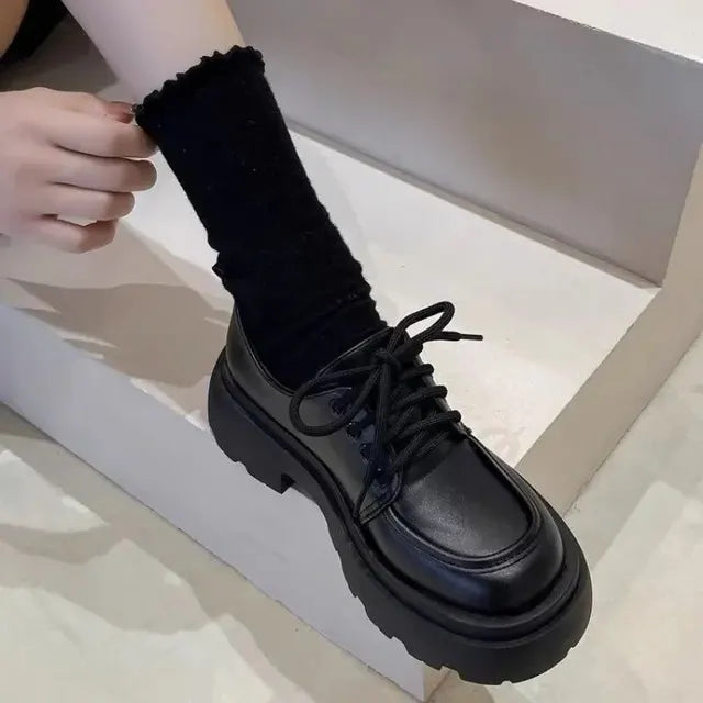 Frühling Neue Stil Erhöhter Absatz Glückliche Schuhe