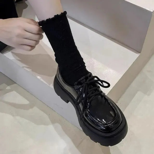 Frühling Neue Stil Erhöhter Absatz Glückliche Schuhe