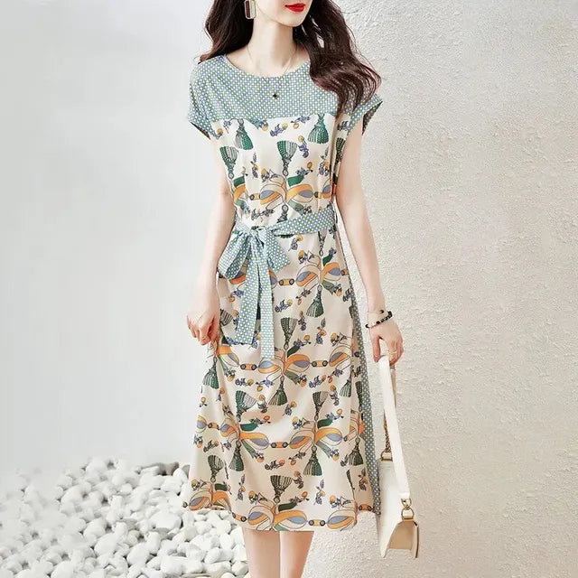 Celestia Zomerse Artistieke Mid-Length Taillejurk