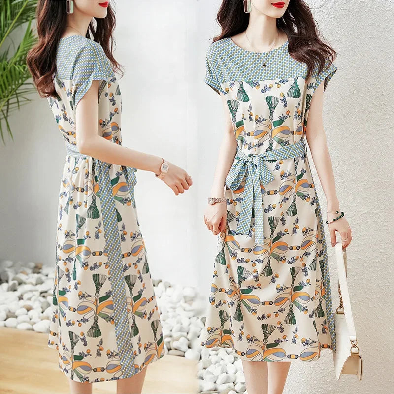 Celestia Zomerse Artistieke Mid-Length Taillejurk