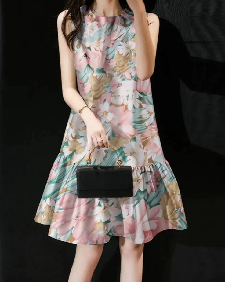 Zomerjurk met Bloemenprint  van ModeVibes
