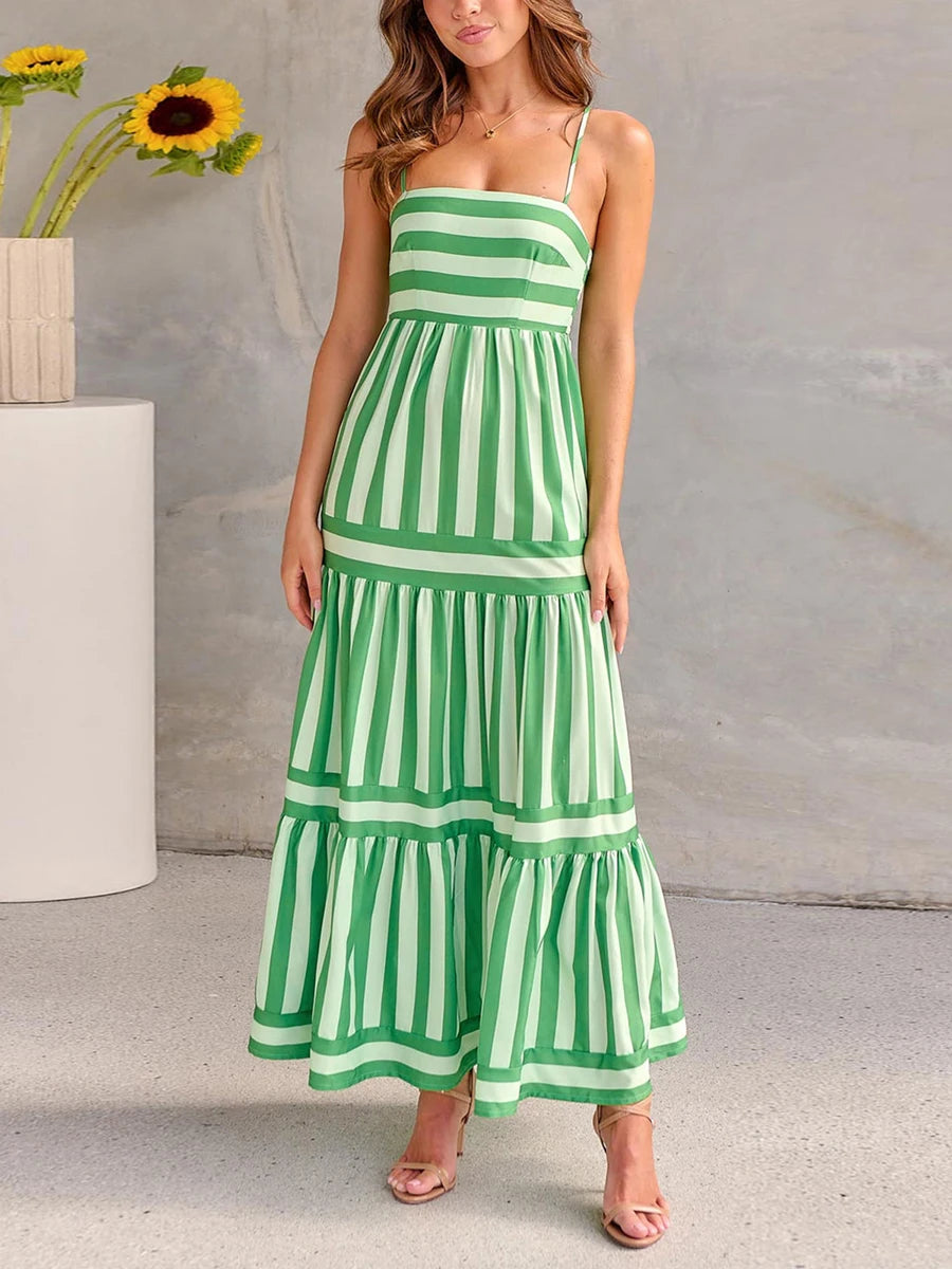 Solara Sommerkleid mit Streifen