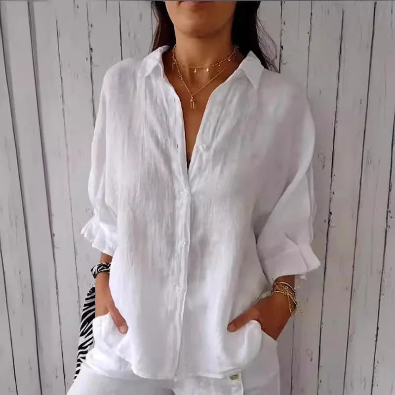 Camicetta in cotone lino di SweetStyle