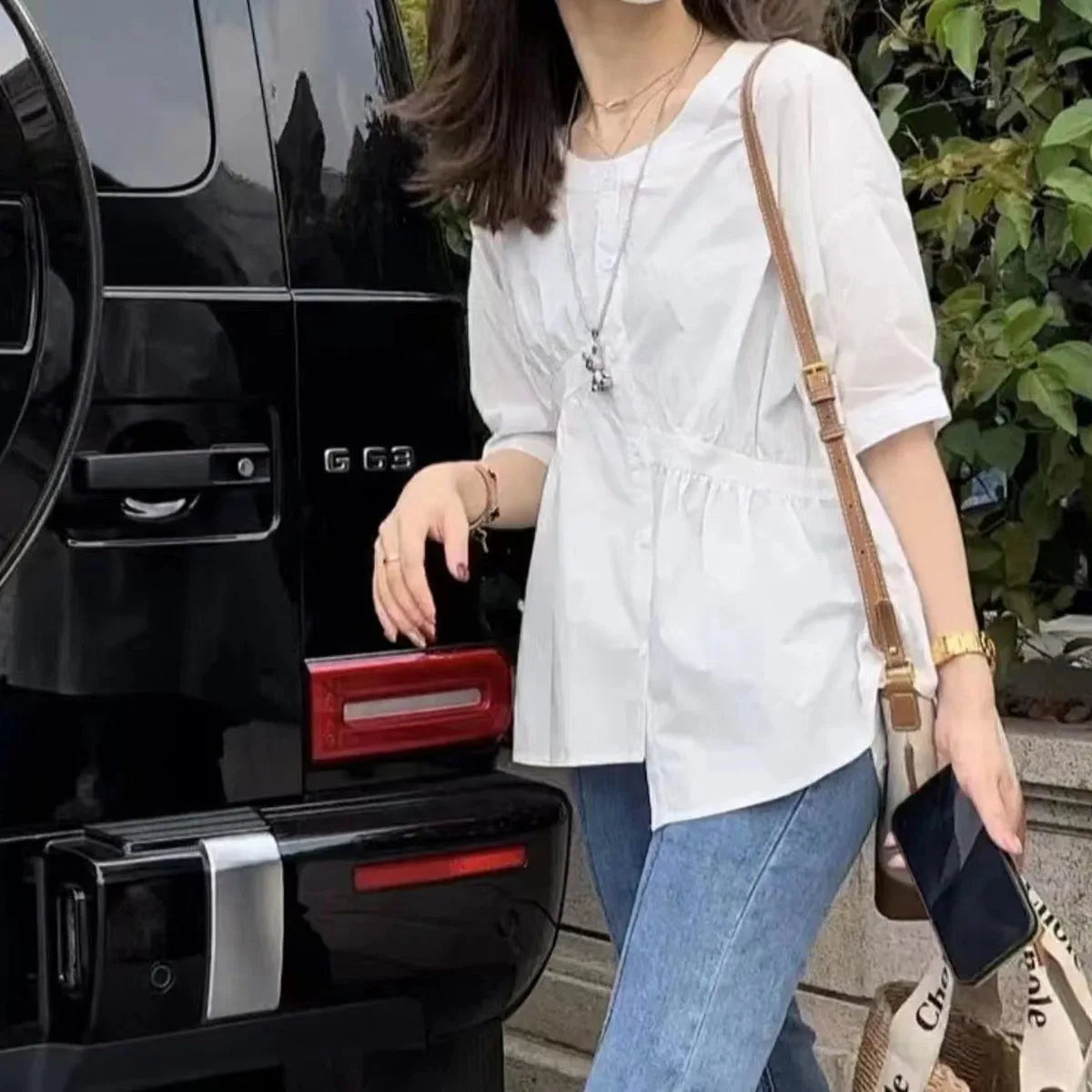 Yunilee Leeter Camicetta Casual Estiva