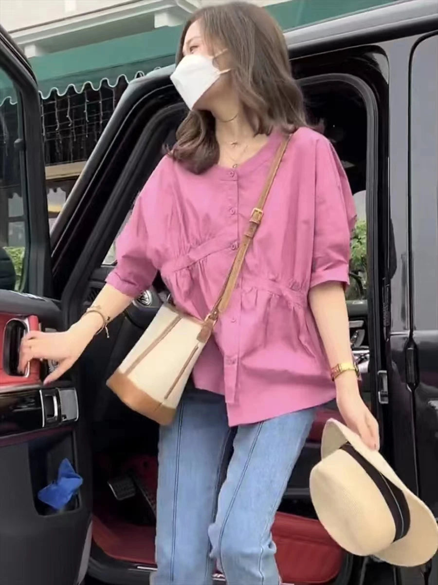 Yunilee Leeter Camicetta Casual Estiva