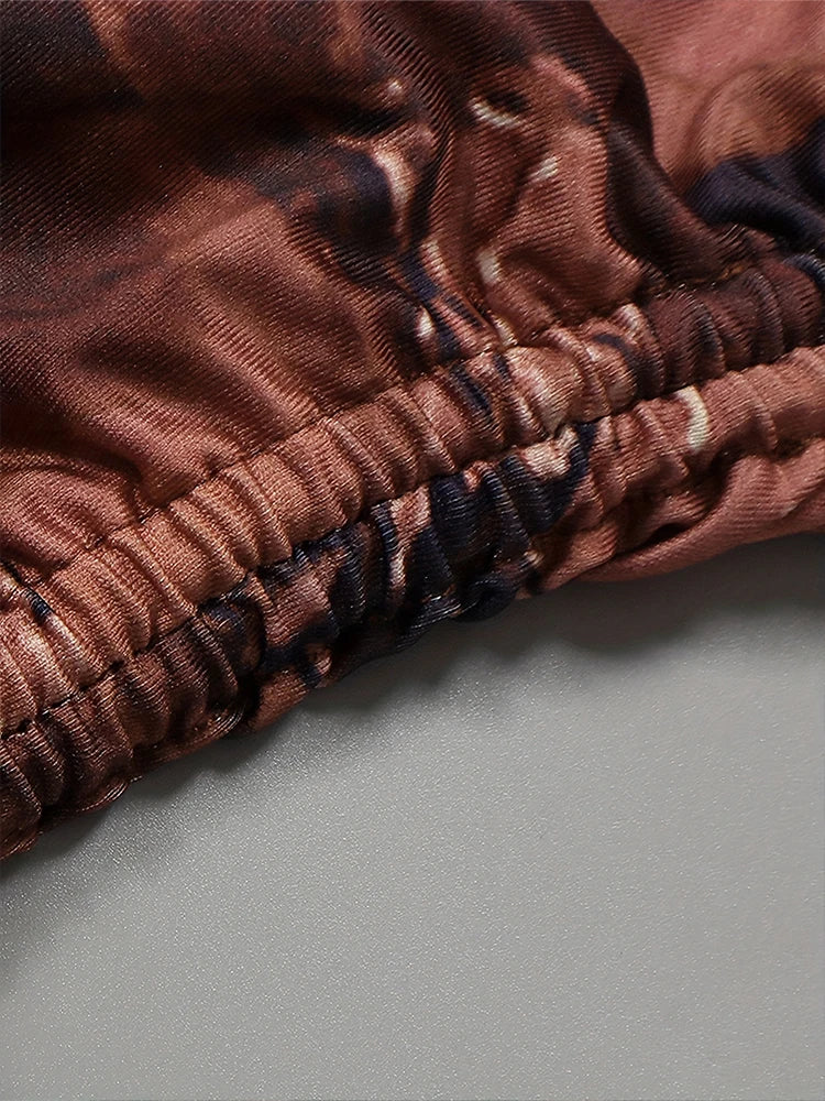 Zomerjurk met halternek en hoge taille van Chic Elegance
