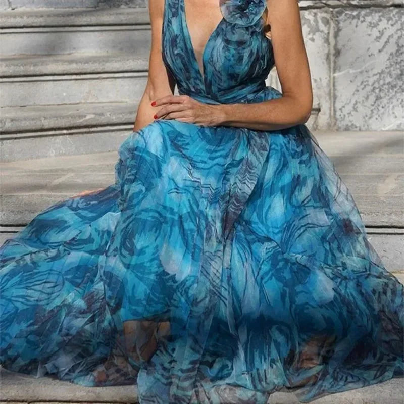 Amaris Bohemian Blumen Kleid