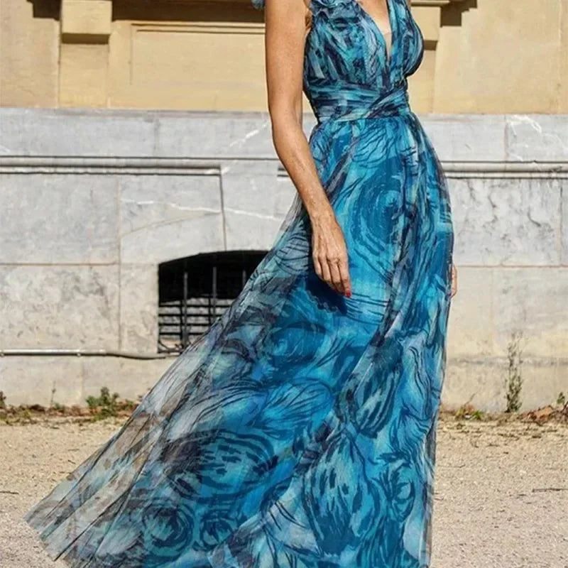 Amaris Bohemian Blumen Kleid