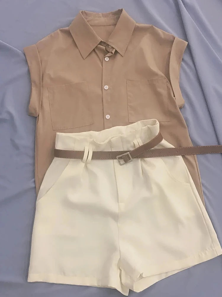 Aurora Trends Summer Fashion Women's Shorts Set