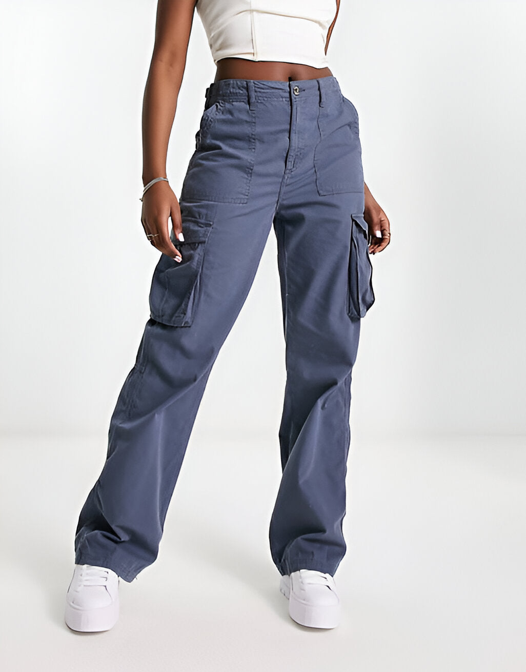 FijnVrouw Pantaloni Avventura di Lino di Lusso