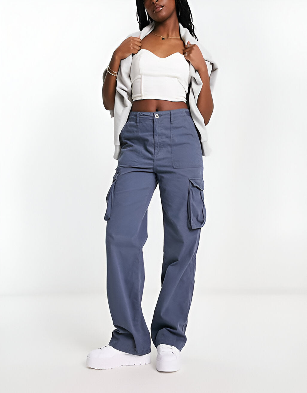 FijnVrouw Pantaloni Avventura di Lino di Lusso