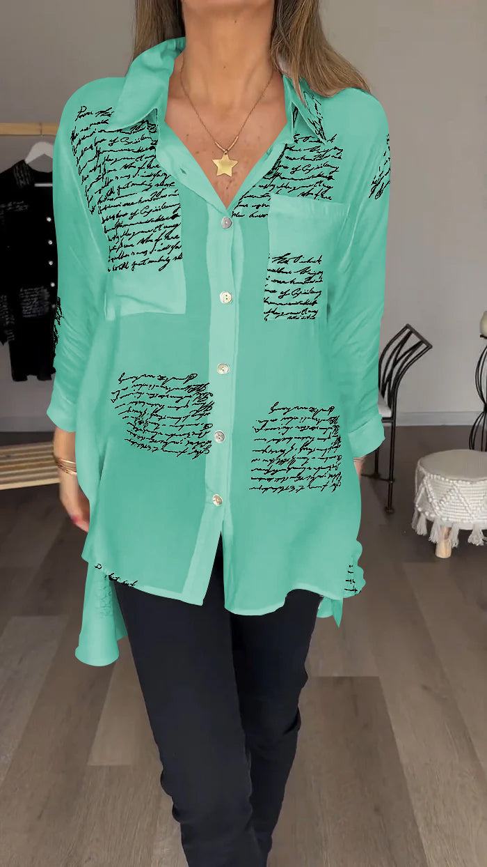 Bella Moda Printed Blouse for Stylish Women