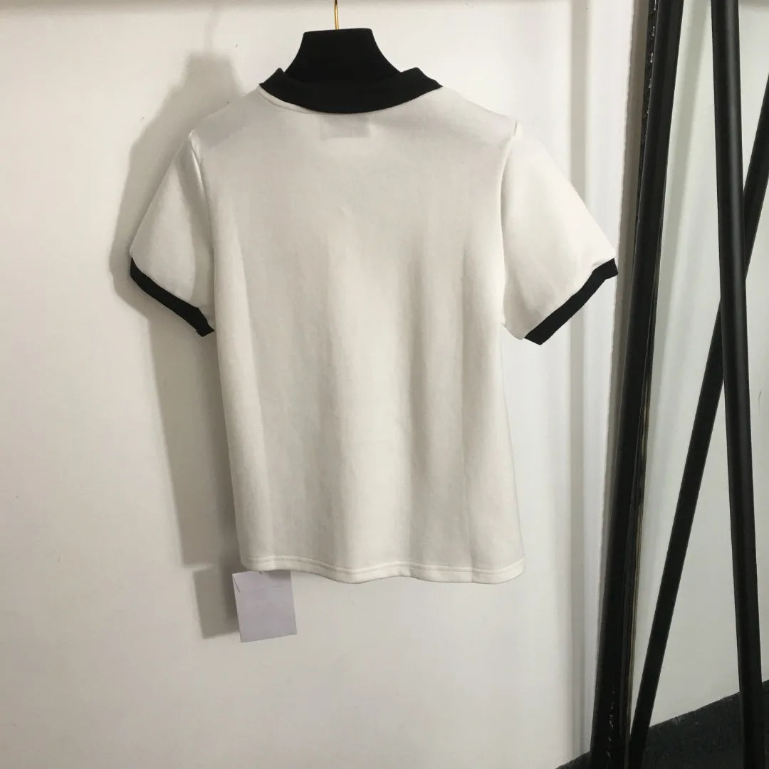 T-shirt coreana estiva bohémien