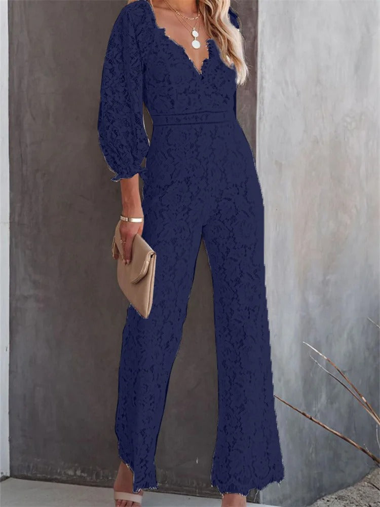 Femina Couture Bloemen Jumpsuit