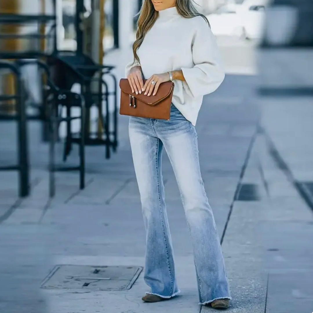 Eva Jeans Vintage in Denim per Donne Eleganti