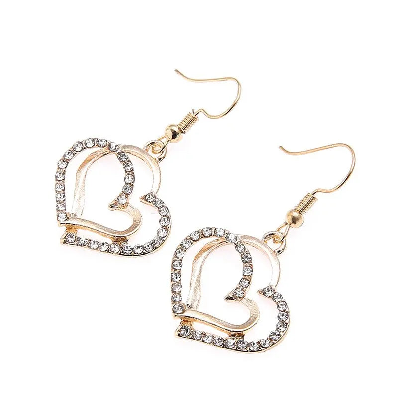 Enchanting 3-piece Heart-shaped Jewelry Set for Romantic Moments