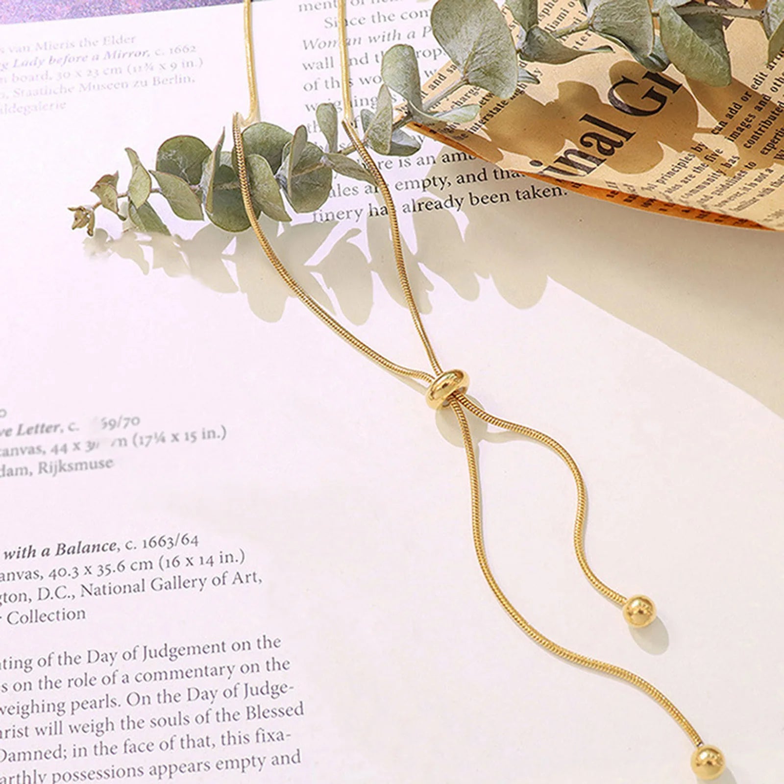 Elegant Stainless Steel Brush Chain - Adjustable Snake Chain