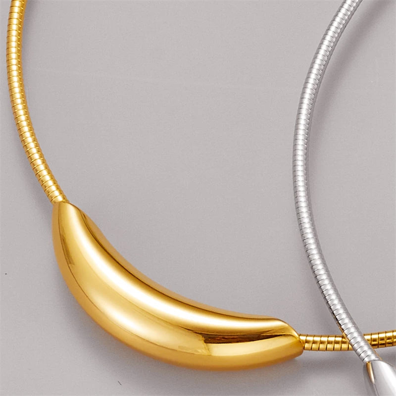 Refined Hiphop Punk Bow Choker Necklace for Women
