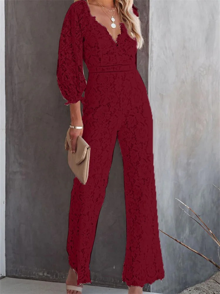 Femina Couture Bloemen Jumpsuit