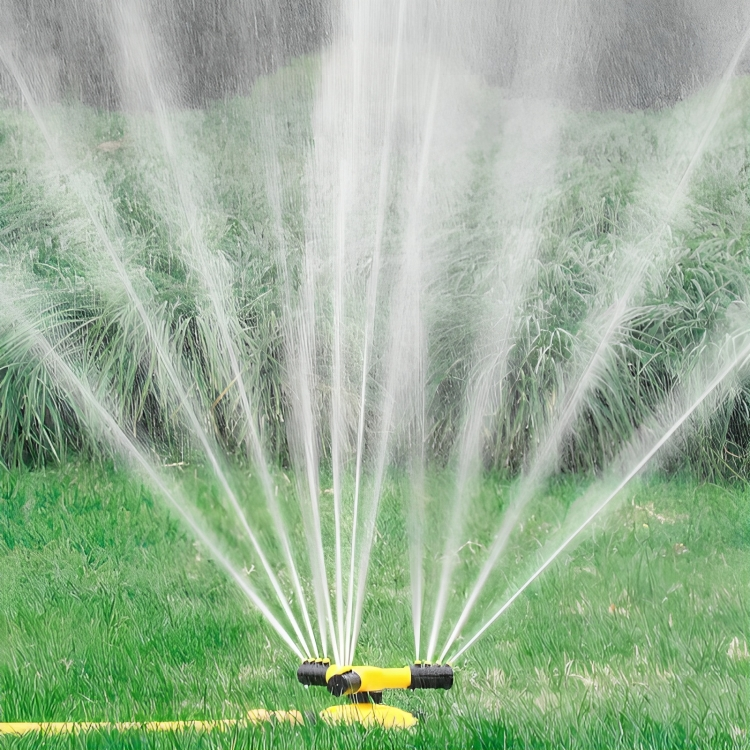 Irrigatore oscillante 360° per giardino con copertura regolabile