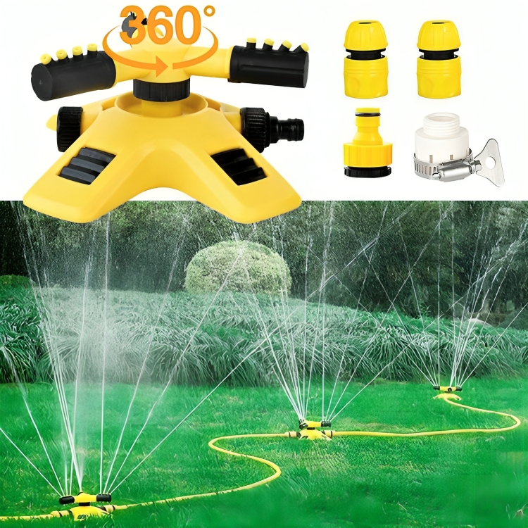 Irrigatore oscillante 360° per giardino con copertura regolabile