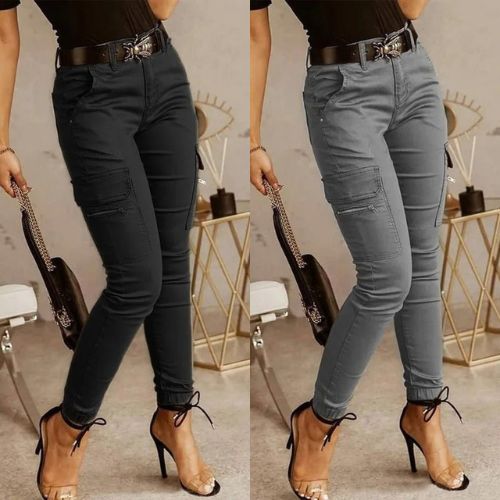 Jeans cargo Astrid per donne eleganti con comfort