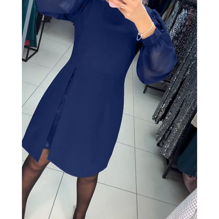 VELANORA elegante A-Linien Kleid