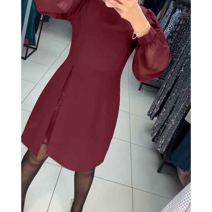 VELANORA elegante A-Linien Kleid