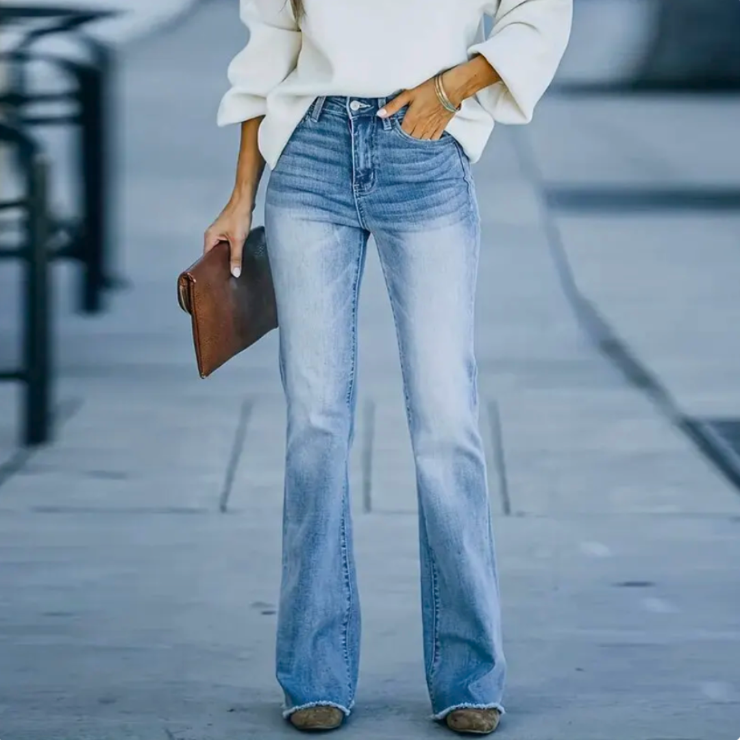 Eva Jeans Vintage in Denim per Donne Eleganti