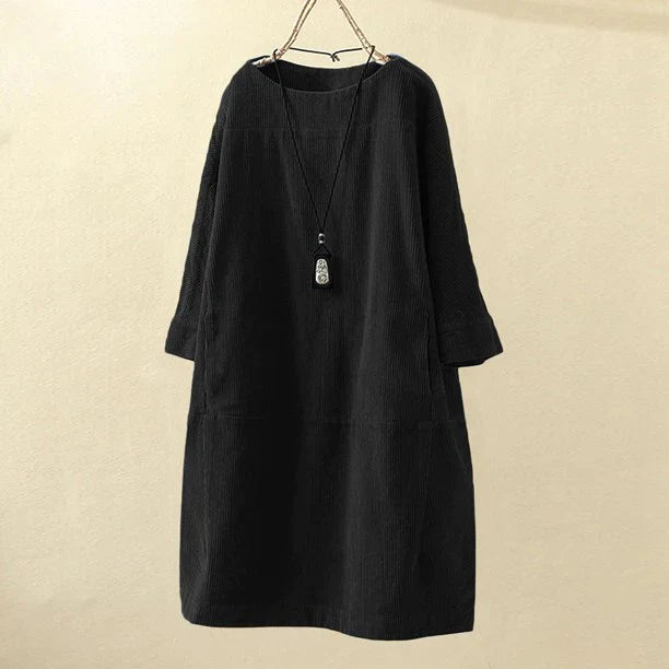 Velanora- Long corduroy top for women