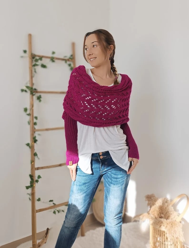 Glansvol Moda | Elegante Maglione con Spalle Morbide | Stile e Comfort