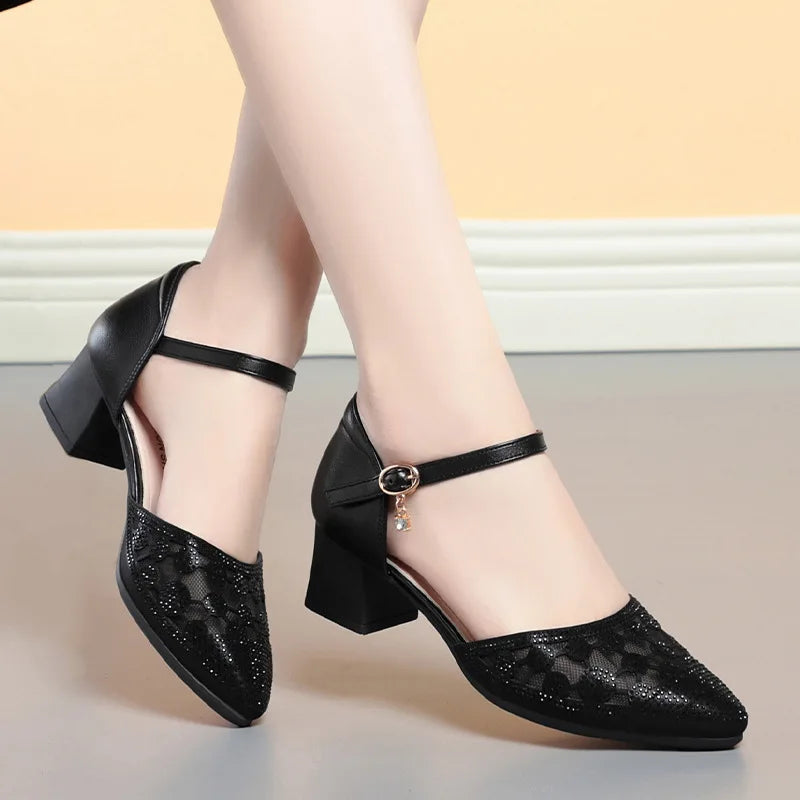 Style Summer Med Block Sandals